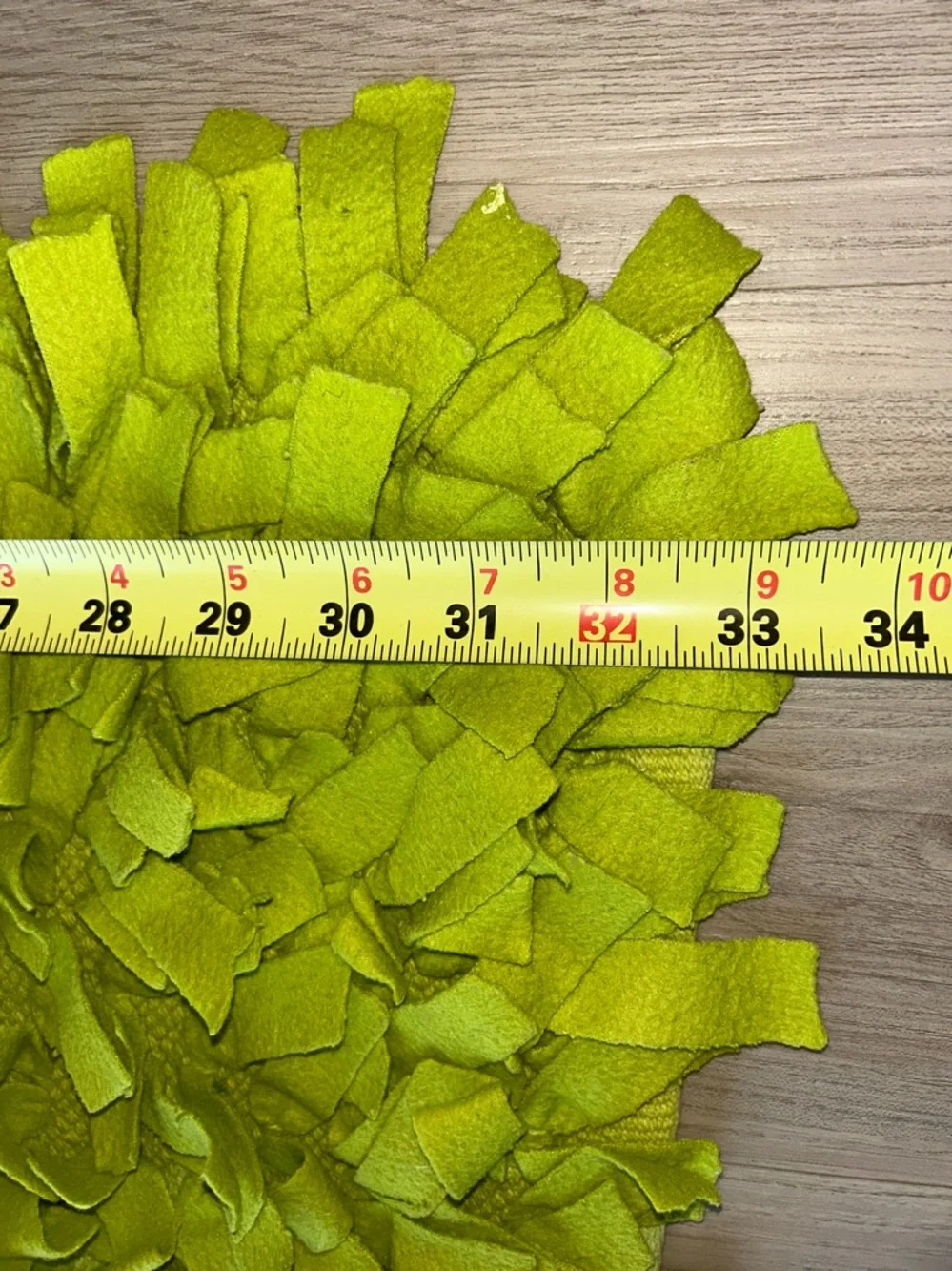 Shaggy Accent Throw Rug Lime Green NWOT Bath Textured Shaggy Artsy